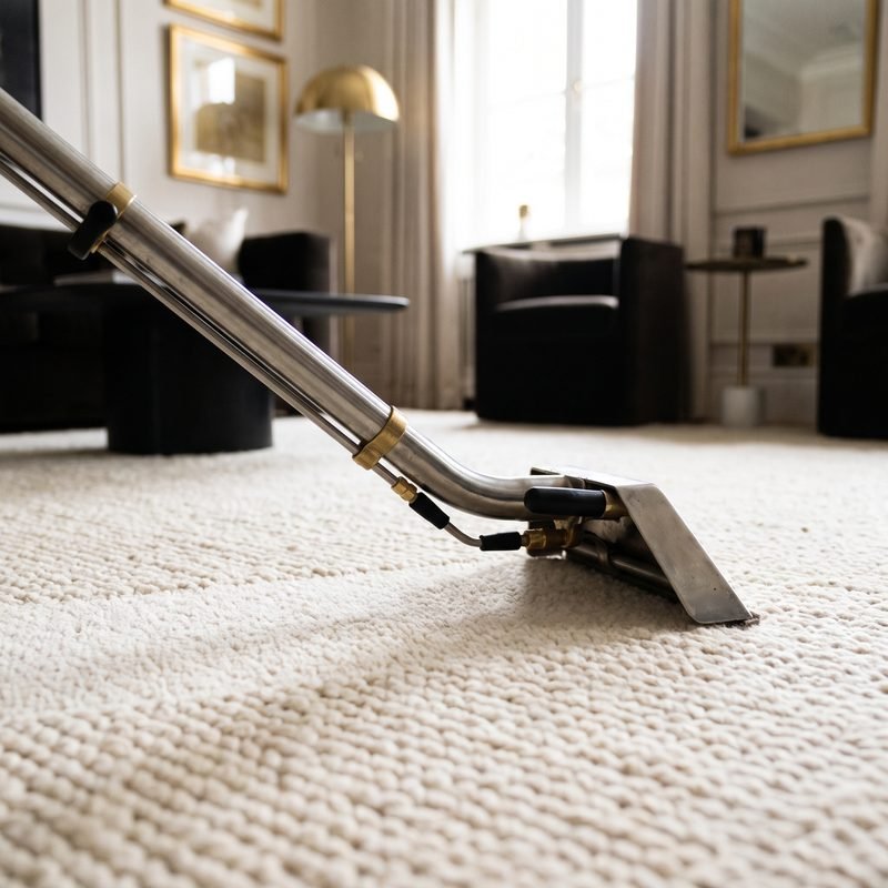 Before: carpet with dirt